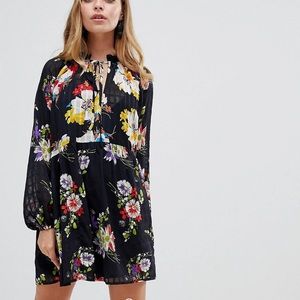 ASOS Design Petite Floral Shift Dress